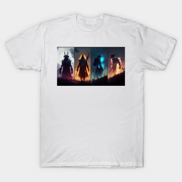 The 4 Horsemen #3 T-Shirt by Aura.